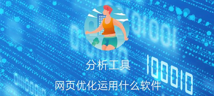 分析工具 网页优化运用什么软件？